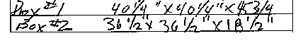PerfectScan handwritten box dimensions repaired strokes